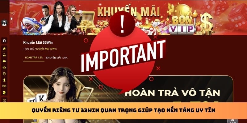 Thông tin được 33win thu thập để sử dụng chính đáng tại nền tảng